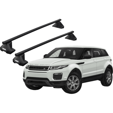 Barras THULE EVO SquareBar para autos LAND ROVER Range Rover Evoque 2011 a 2018