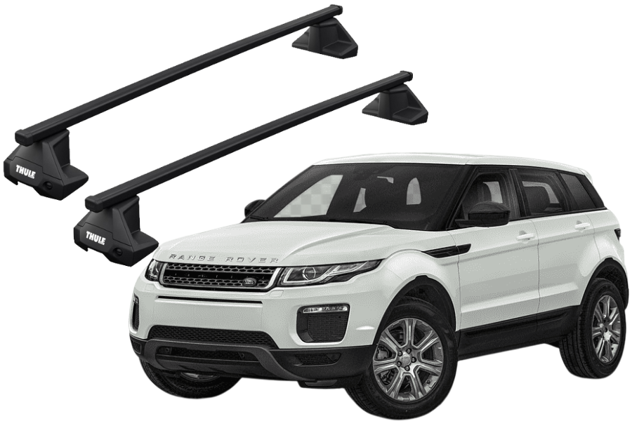 Barras THULE EVO SquareBar para autos LAND ROVER Range Rover Evoque 2011 a 2018