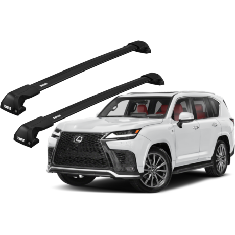 Barras THULE EDGE Flush para autos LEXUS LX-Series 2016 a 2021 negro