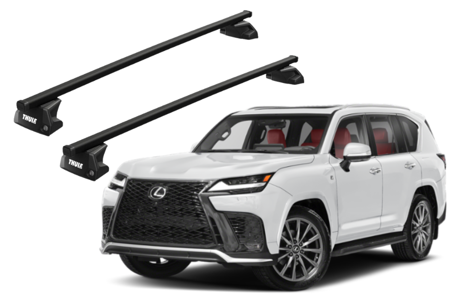 Barras THULE EVO SquareBar para autos LEXUS LX-Series 2016 a 2021