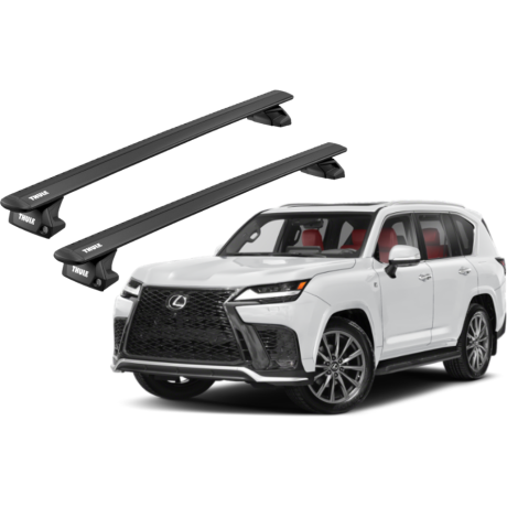 Barras THULE EVO WingBar para autos LEXUS LX-Series 2016 a 2021 negro