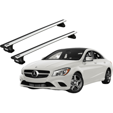 Barras THULE EVO WingBar para autos Mercedez Benz CLA (C117) 2013 a 2018