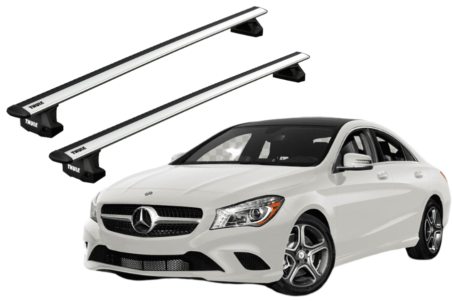 Barras THULE EVO WingBar para autos Mercedez Benz CLA (C117) 2013 a 2018