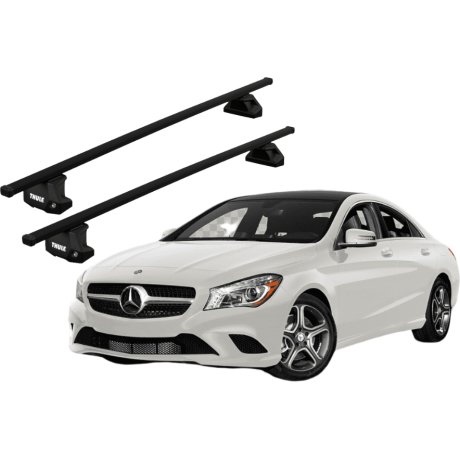 Barras THULE EVO SquareBar para autos Mercedes Benz CLA (C117) 2013 a 2018
