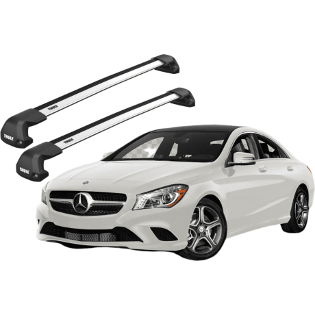 Barras THULE EDGE Flush para autos Mercedes Benz CLA (C117) 2013 a 2018