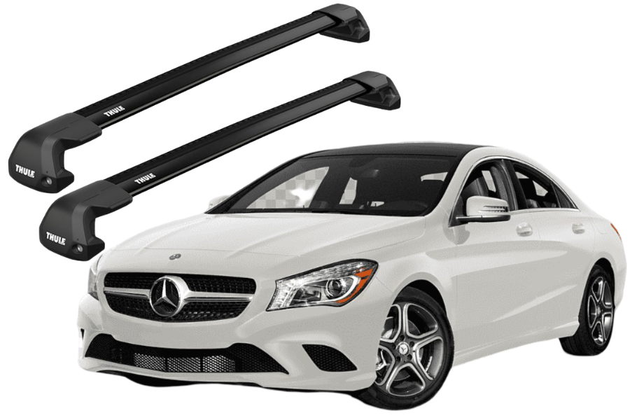 Barras THULE EDGE Flush para autos BMW 4-Series Gran Coupe 2014 a 2020 negro