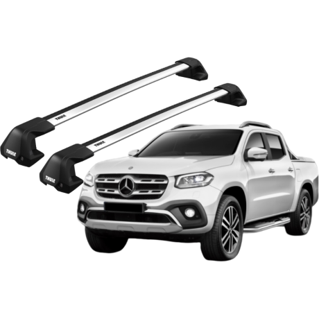 Barras THULE EDGE Flush para camioneta MERCEDES BENZ X-Class desde 2018 - 2020