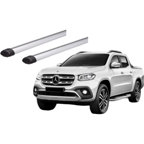 Barras THULE EVO AeroBar para camioneta MERCEDES BENZ X-Class desde 2018 - 2020 negro