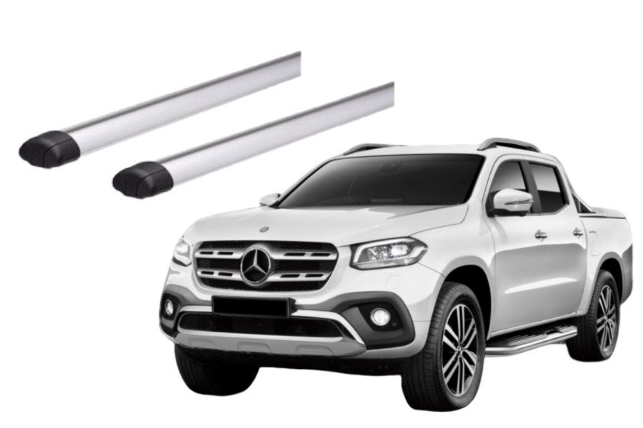 Barras THULE EVO AeroBar para camioneta MERCEDES BENZ X-Class desde 2018 - 2020 negro