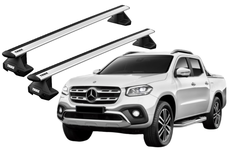 Barras THULE EVO WingBar para camioneta MERCEDES BENZ X-Class desde 2018 - 2020