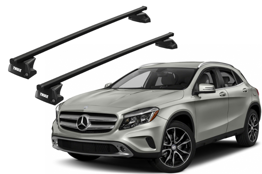 Barras THULE EVO SquareBar para autos MERCEDES BENZ GLA 2014 a 2020