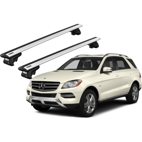 Barras THULE EVO WingBar para autos MERCEDES BENZ GLE (W166) 2015 a 2019