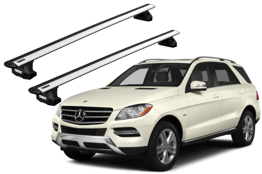 Barras THULE EVO WingBar para autos MERCEDES BENZ GLE (C292) desde 2015-2019