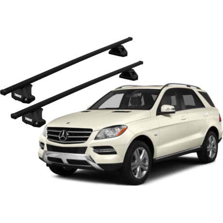 Barras THULE EVO SquareBar para autos MERCEDES BENZ GLE (C292) desde 2015-2019