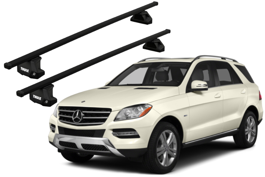 Barras THULE EVO SquareBar para autos MERCEDES BENZ GLE (C292) desde 2015-2019