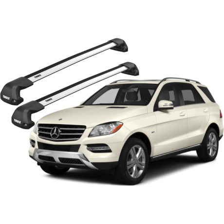 Barras THULE EDGE Flush para autos MERCEDES BENZ GLE (C292) desde 2015-2019