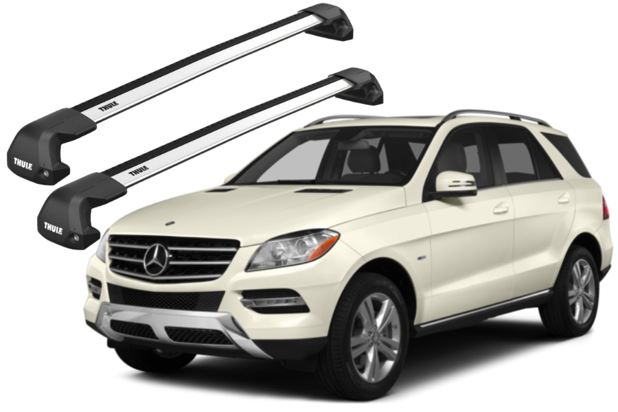 Barras THULE EDGE Flush para autos MERCEDES BENZ GLE (C292) desde 2015-2019