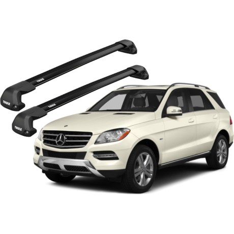 Barras THULE EDGE Flush para autos MERCEDES BENZ GLE (C292) desde 2015-2019 negro