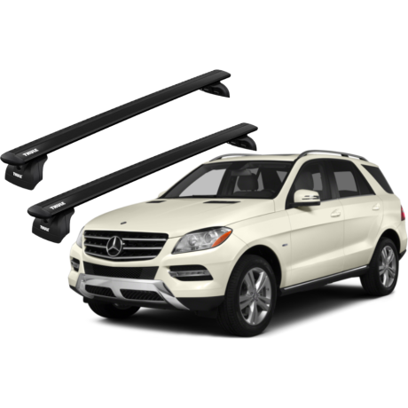 Barras THULE WingBar para autos MERCEDES BENZ GLE (C292) desde 2015 negro