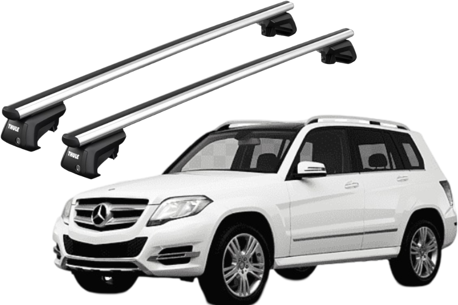 Barras THULE SmartRack XT AluBar para autos MERCEDES BENZ GLK 2008 a 2015
