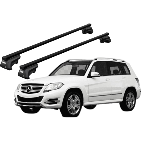 Barras THULE EVO SquareBar para autos MERCEDES BENZ GLK 2008 a 2015
