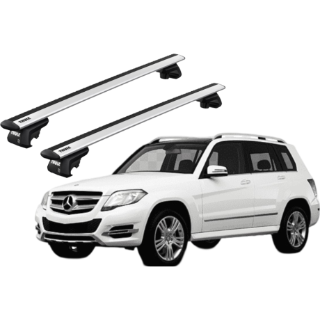Barras THULE EVO WingBar para autos MERCEDES BENZ GLK 2008 a 2015