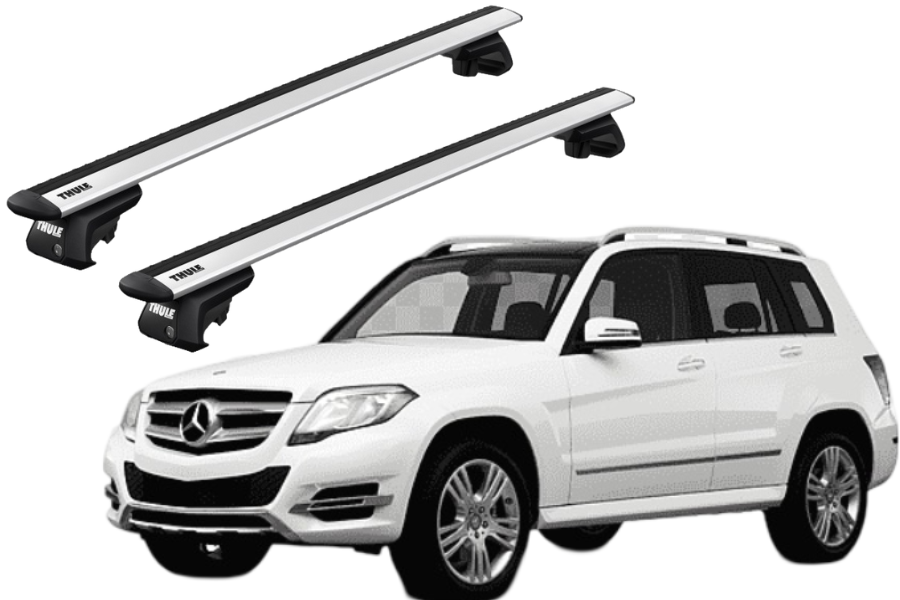 Barras THULE EVO WingBar para autos MERCEDES BENZ GLK 2008 a 2015