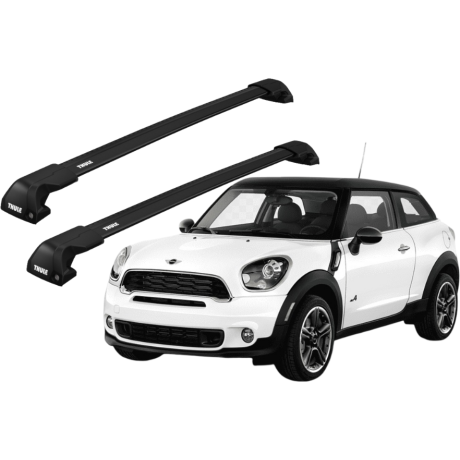 Barras THULE EDGE Flush para autos MINI Countryman (R60) 2010 a 2016 negro