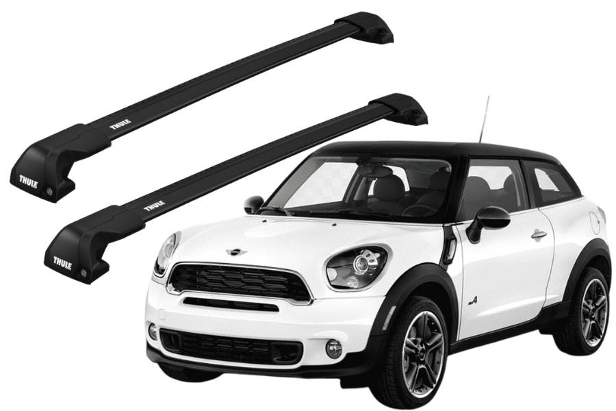 Barras THULE EDGE Flush para autos MINI Countryman (R60) 2010 a 2016 negro