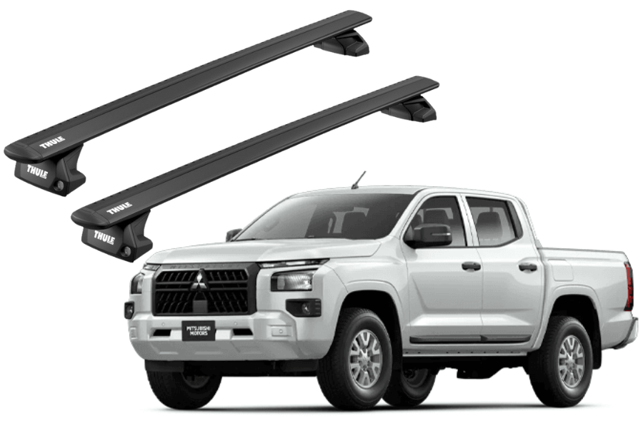 Barras THULE EVO WingBar para autos FORD Galaxy desde 2015-2023 negro
