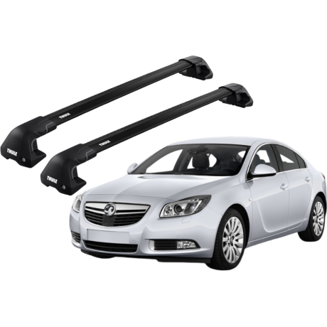 Barras THULE EDGE Flush para autos OPEL Insignia 2008 a 2017 negro