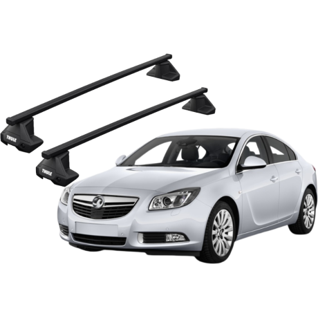 Barras THULE EVO SquareBar para autos OPEL Insignia 2008 a 2017