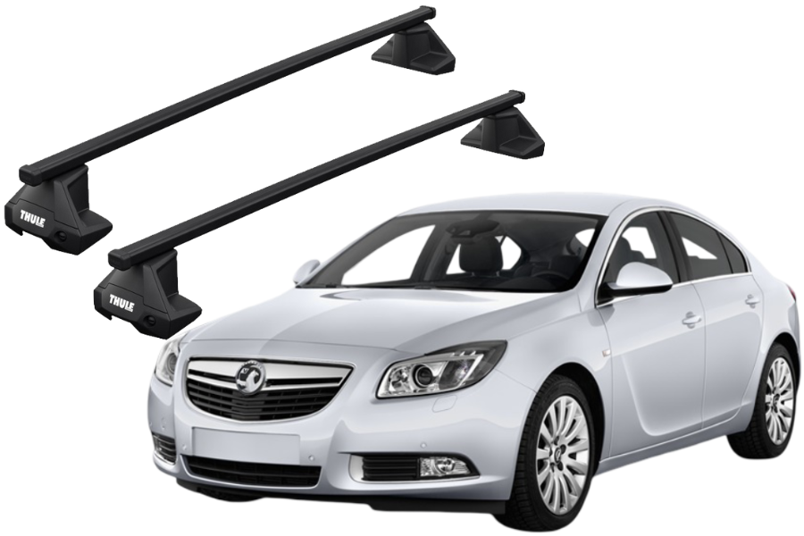 Barras THULE EVO SquareBar para autos OPEL Insignia 2008 a 2017
