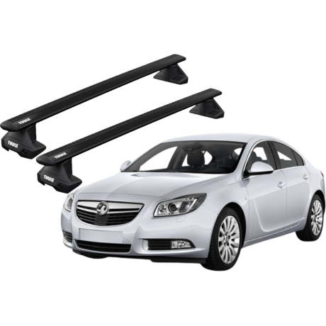 Barras THULE EVO WingBar para autos OPEL Insignia 2008 a 2017 negro