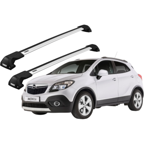 Barras THULE EDGE Flush para autos OPEL Mokka 2013 a 2020