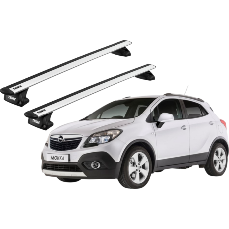 Barras THULE EVO WingBar para autos OPEL Mokka 2013 a 2020
