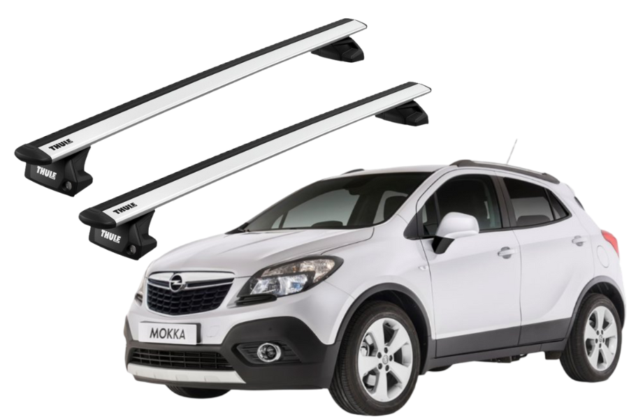 Barras THULE EVO WingBar para autos OPEL Mokka 2013 a 2020