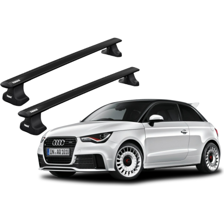 Barras THULE WingBar para autos PEUGEOT 208 2012 a 2019 negro