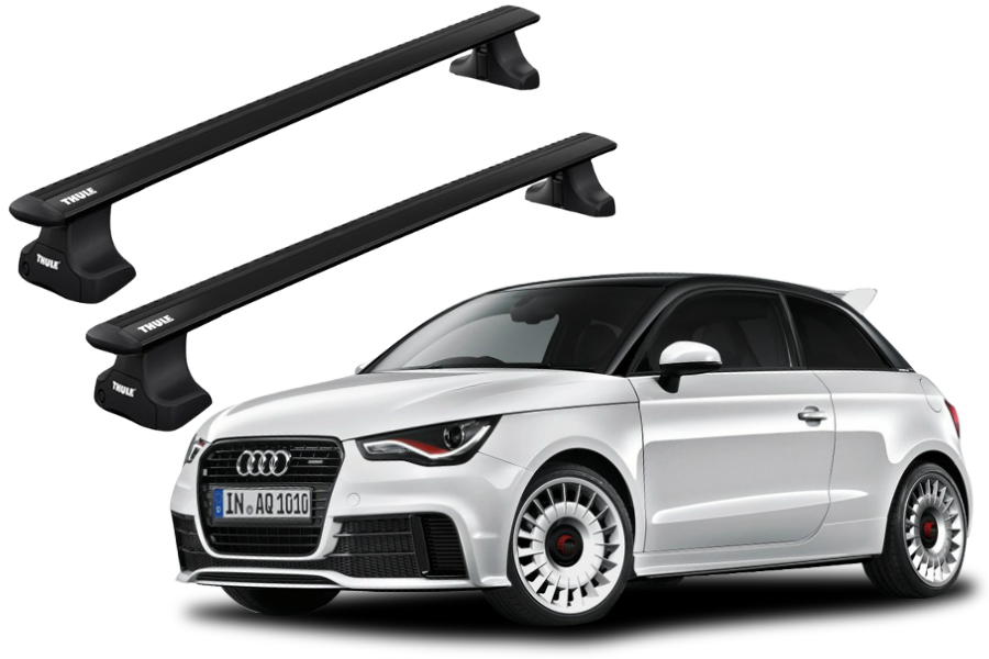 Barras THULE WingBar para autos PEUGEOT 208 2012 a 2019 negro