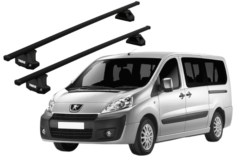 Barras THULE EVO SquareBar para Van PEUGEOT Expert 2007 a 2016