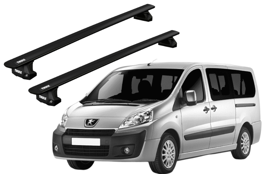 Barras THULE EVO WingBar para Van PEUGEOT Expert 2007 a 2016 negro