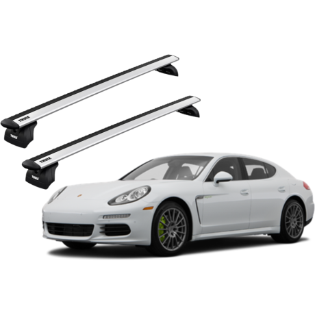 Barras THULE WingBar para autos PORSCHE Panamera 2009 a 2016
