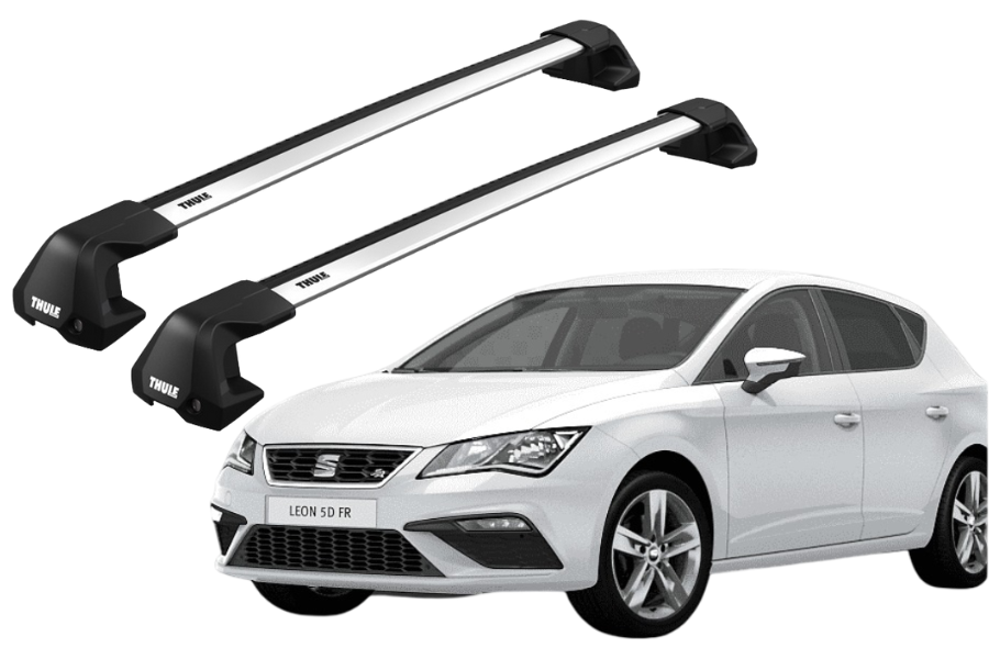 Barras THULE EDGE Flush para autos SEAT León III 2013 a 2020