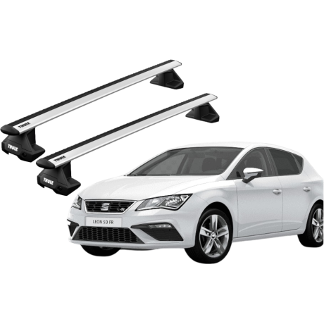 Barras THULE EVO WingBar para autos SEAT León III 2013 a 2020