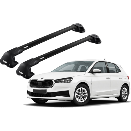 Barras Thule SKODA Fabia 22- TN / EDGE Flush BLACK