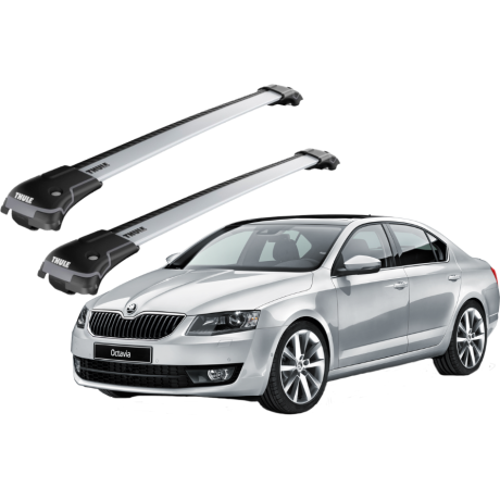 Barras THULE EDGE para autos SKODA Octavia 2013 a 2019