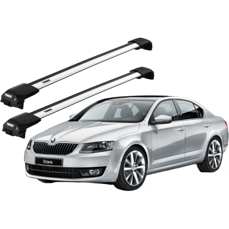 Barras THULE EDGE Flush para autos SKODA Octavia 2013 a 2019