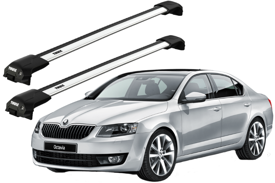 Barras THULE EDGE Flush para autos SKODA Octavia 2013 a 2019