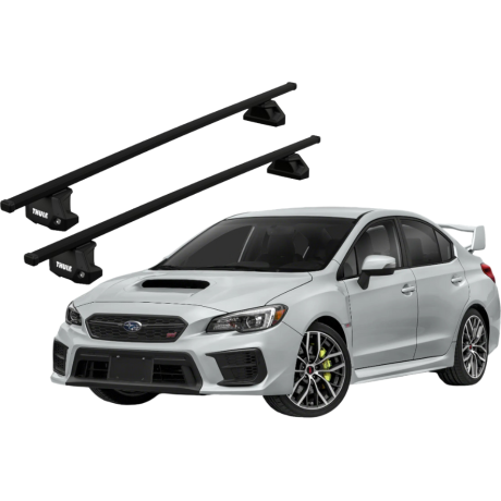 Barras THULE EVO SquareBar para autos SUBARU WRX 2018 a 2021