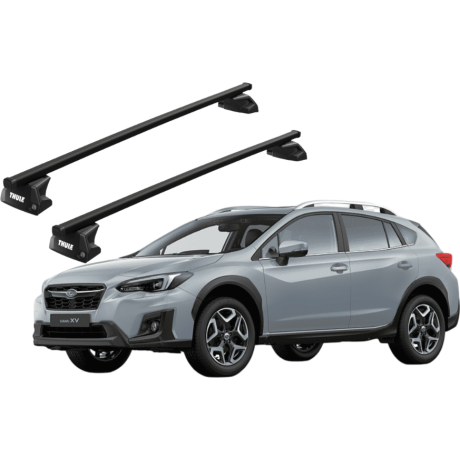 Barras THULE EVO SquareBar para autos SUBARU XV e-Boxer desde 2019-2022